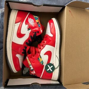 Air Jordan 1 mid Barcelona sweater